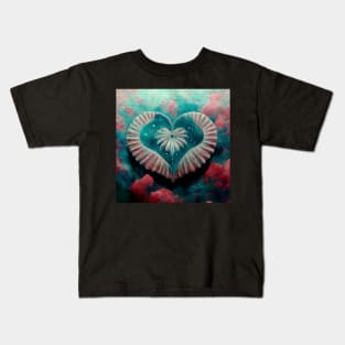 Water Hearts Of Love 8 Kids T-Shirt